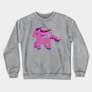 little purple pony Crewneck Sweatshirt